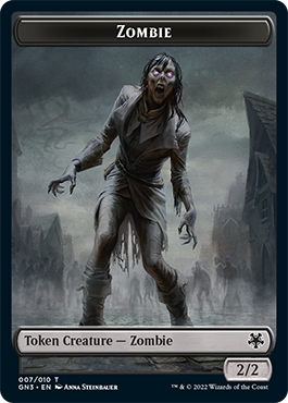 Zombie // Angel Double-Sided Token [Game Night: Free-for-All Tokens] | Gamers Paradise