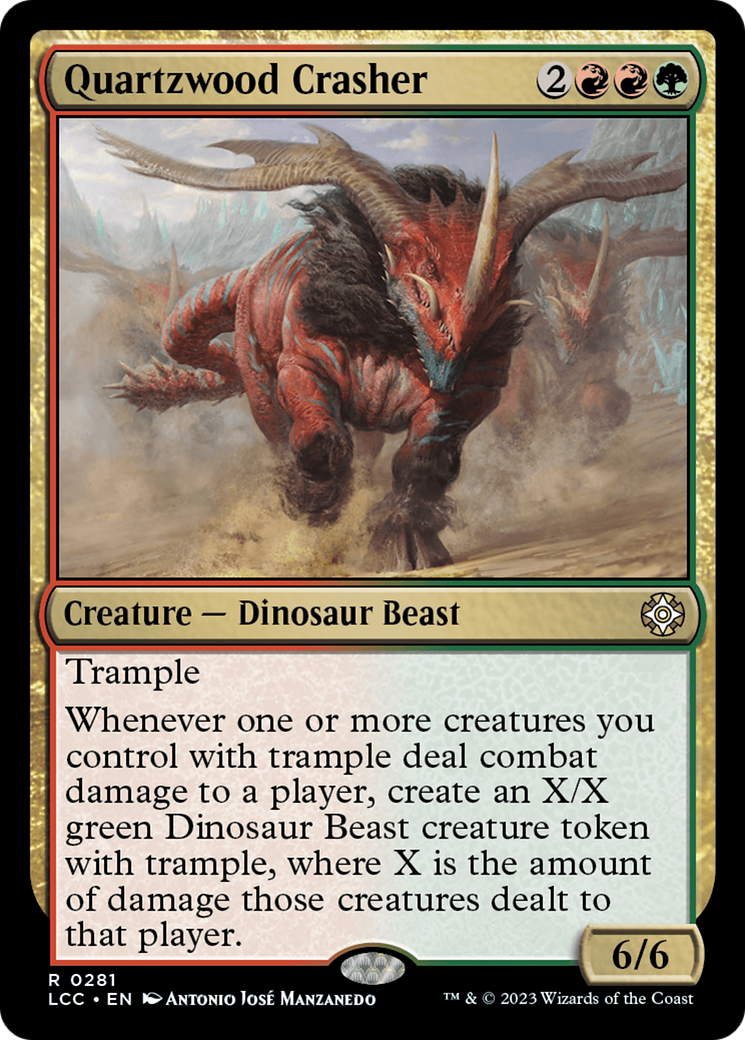Quartzwood Crasher [The Lost Caverns of Ixalan Commander] | Gamers Paradise
