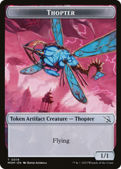 Soldier // Thopter Double-Sided Token [March of the Machine Tokens] | Gamers Paradise