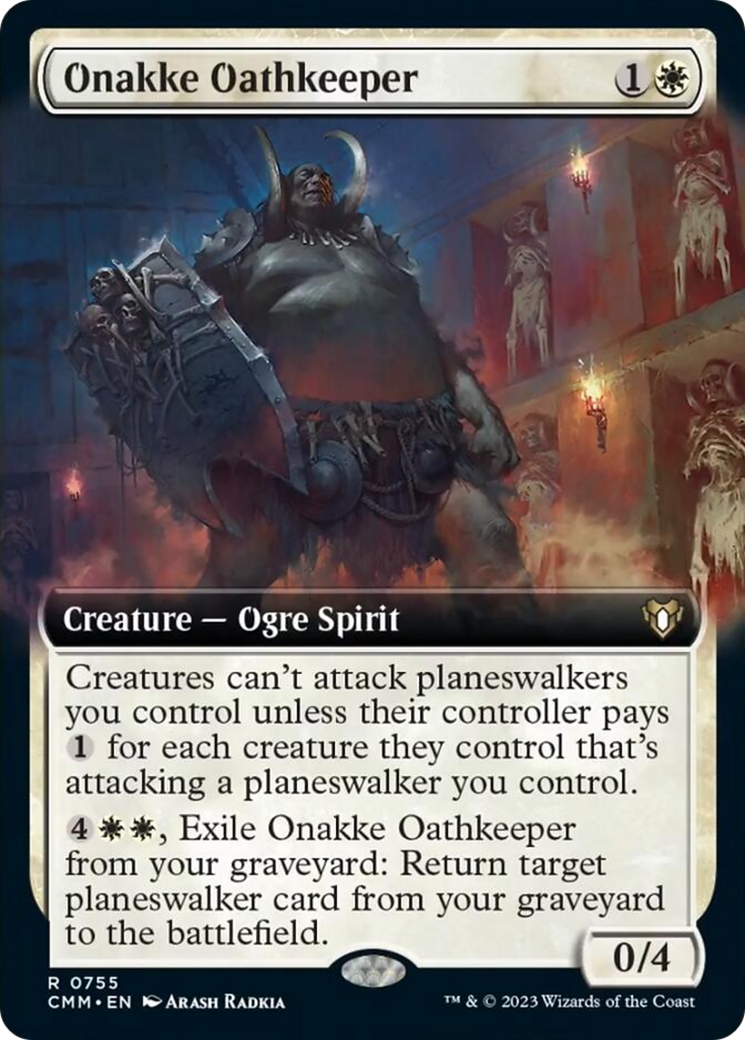 Onakke Oathkeeper (Extended Art) [Commander Masters] | Gamers Paradise