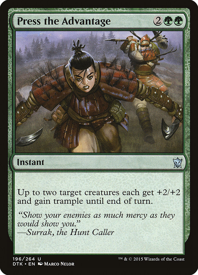 Press the Advantage [Dragons of Tarkir] | Gamers Paradise