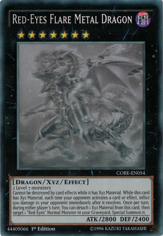 Red-Eyes Flare Metal Dragon [CORE-EN054] Ghost Rare | Gamers Paradise