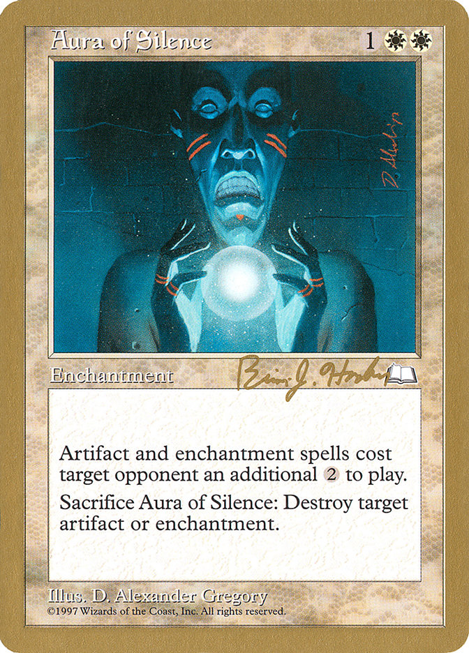Aura of Silence (Brian Hacker) [World Championship Decks 1998] | Gamers Paradise
