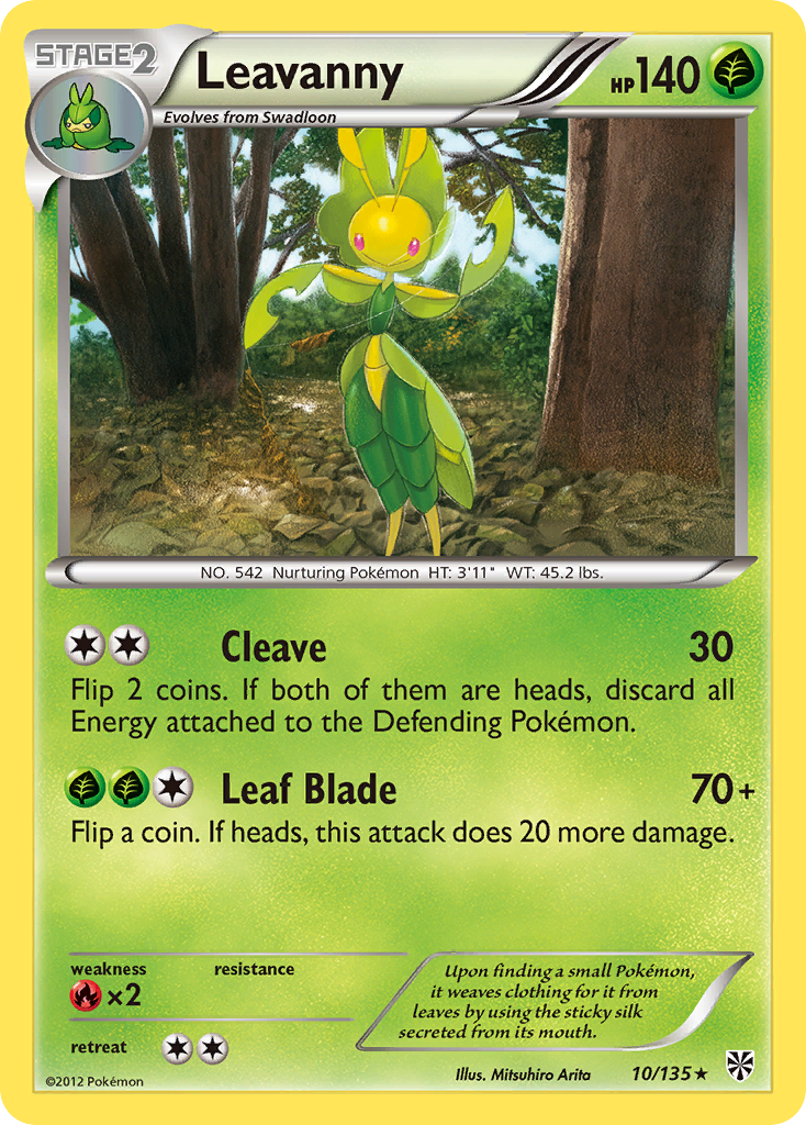 Leavanny (10/135) [Black & White: Plasma Storm] | Gamers Paradise