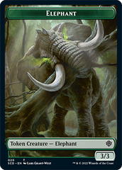 Elephant // Thopter Double-Sided Token [Starter Commander Decks] | Gamers Paradise