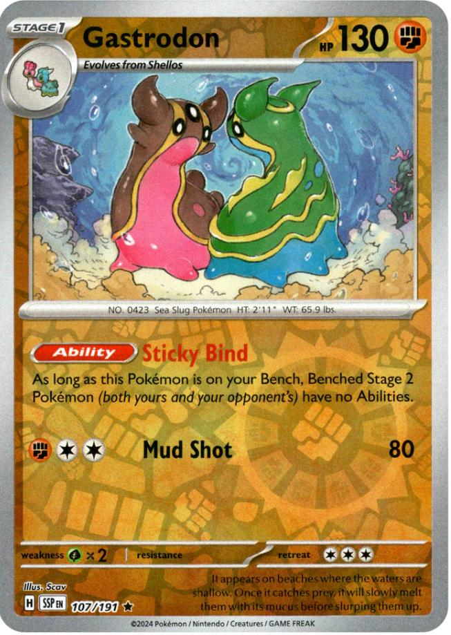 Gastrodon (107/191) [Scarlet & Violet: Surging Sparks] | Gamers Paradise