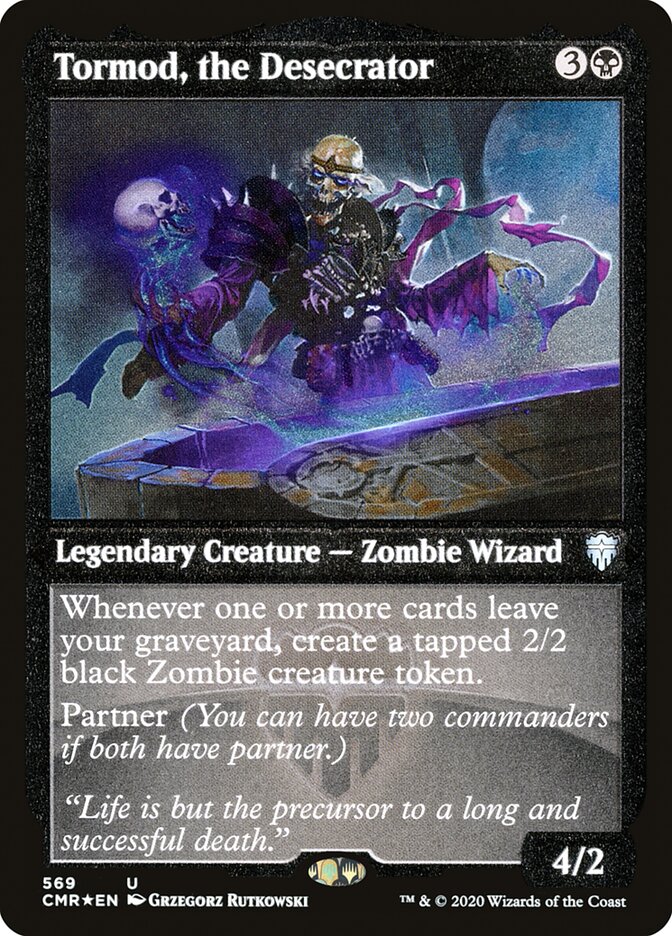 Tormod, the Desecrator (Etched) [Commander Legends] | Gamers Paradise