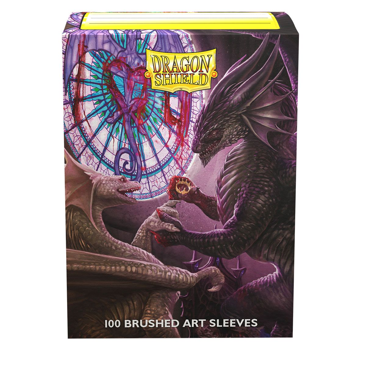 Dragon Shield: Standard 100ct Brushed Art Sleeves - Valentine Dragons (2022) | Gamers Paradise