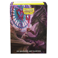 Dragon Shield: Standard 100ct Brushed Art Sleeves - Valentine Dragons (2022) | Gamers Paradise