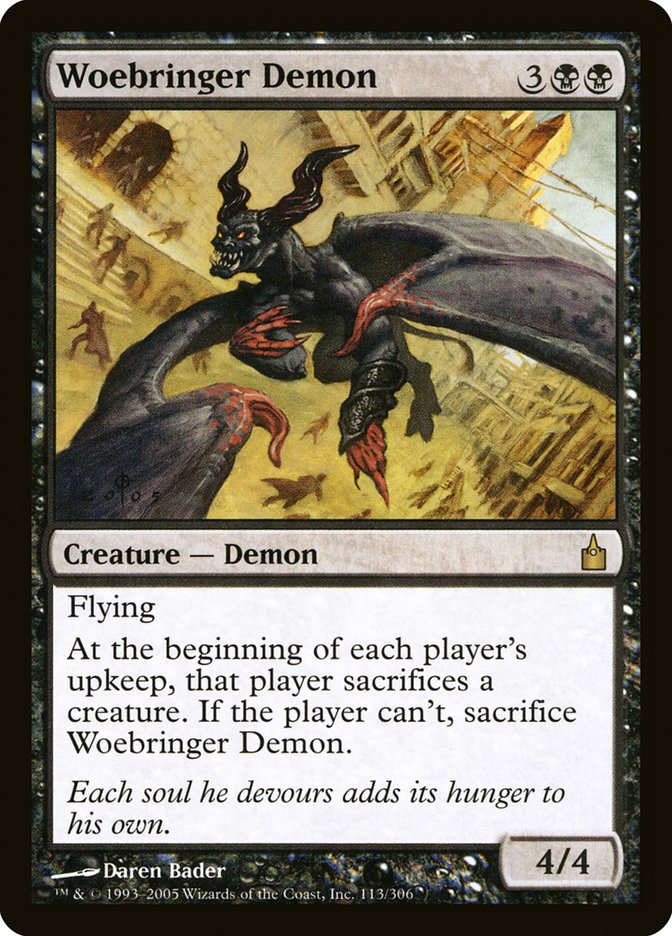 Woebringer Demon [Ravnica: City of Guilds] | Gamers Paradise