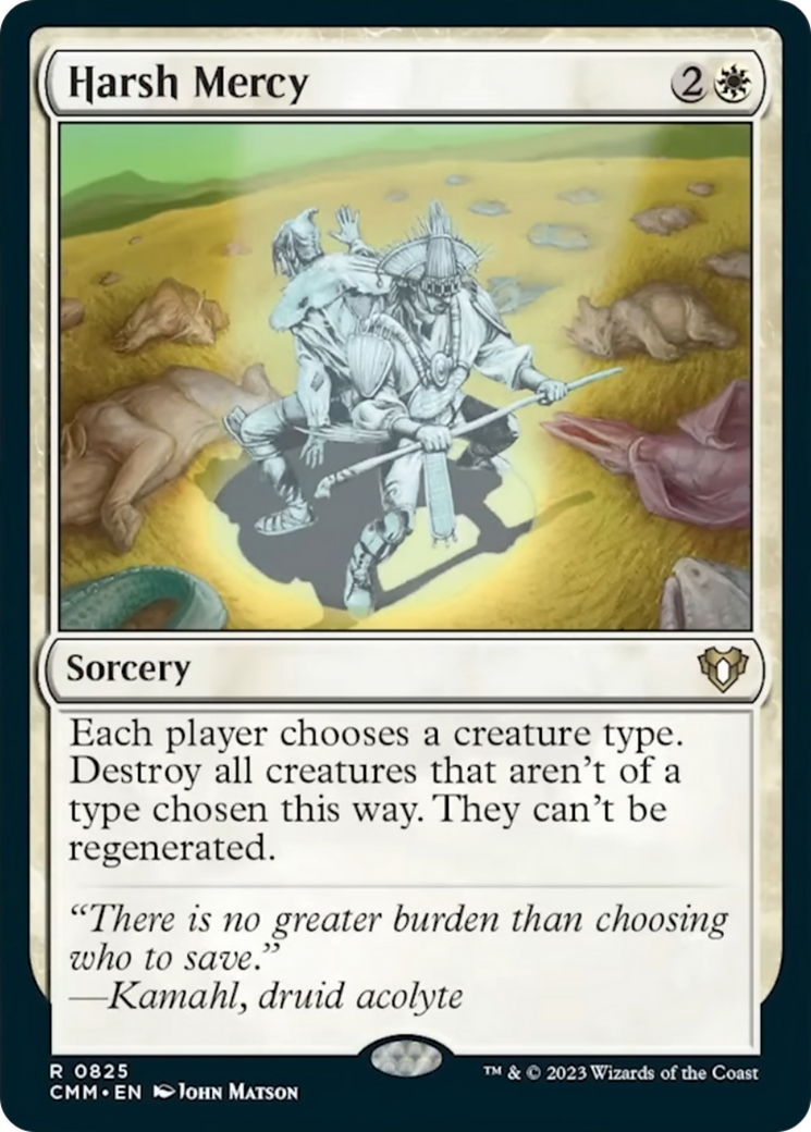 Harsh Mercy [Commander Masters] | Gamers Paradise