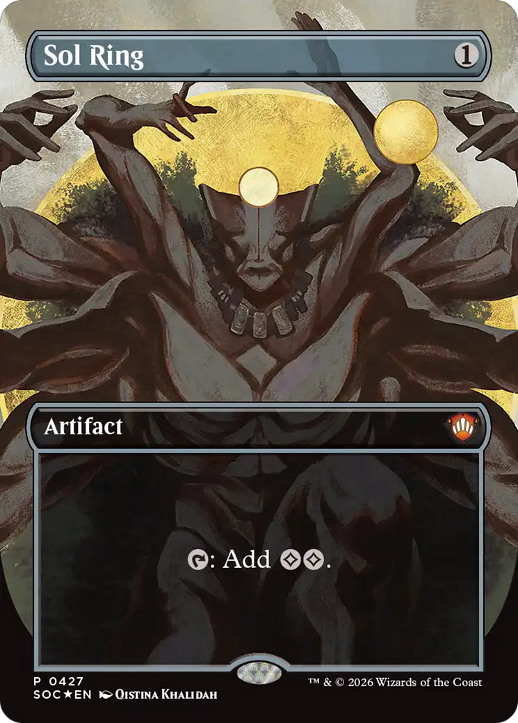 Sol Ring (Borderless) [Secrets of Strixhaven Commander] | Gamers Paradise