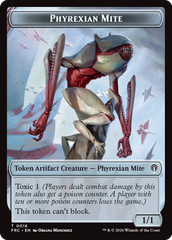Citizen // Phyrexian Mite Double-Sided Token [Reality Fracture Commander Tokens] | Gamers Paradise