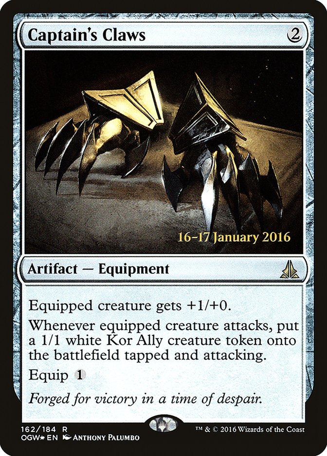 Captain's Claws [Oath of the Gatewatch Prerelease Promos] | Gamers Paradise
