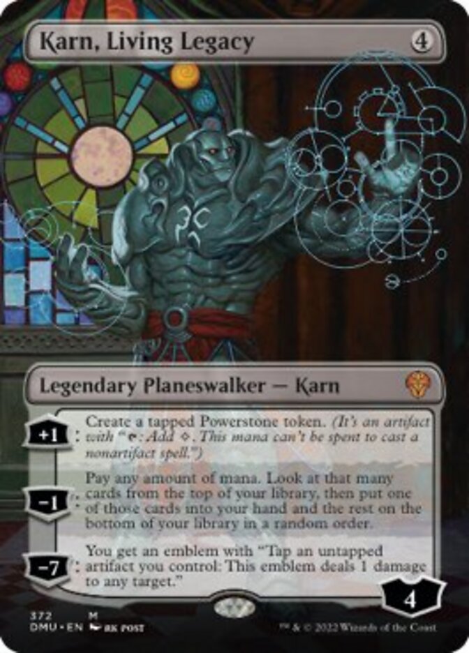 Karn, Living Legacy (Borderless) [Dominaria United] | Gamers Paradise