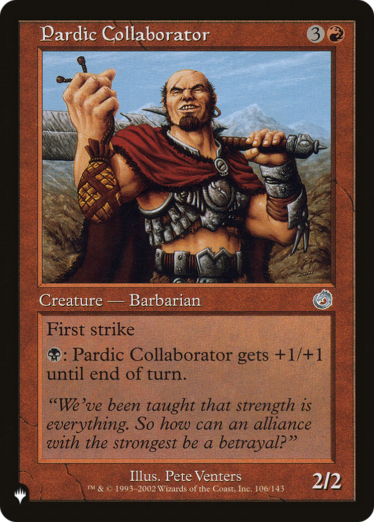 Pardic Collaborator [The List Reprints] | Gamers Paradise