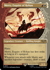 Merry, Esquire of Rohan (Showcase) (Surge Foil) [The Lord of the Rings: Tales of Middle-Earth] | Gamers Paradise