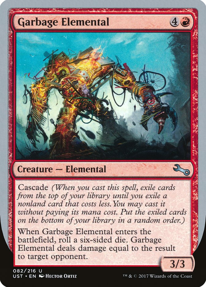 Garbage Elemental (3/3 Creature) [Unstable] | Gamers Paradise