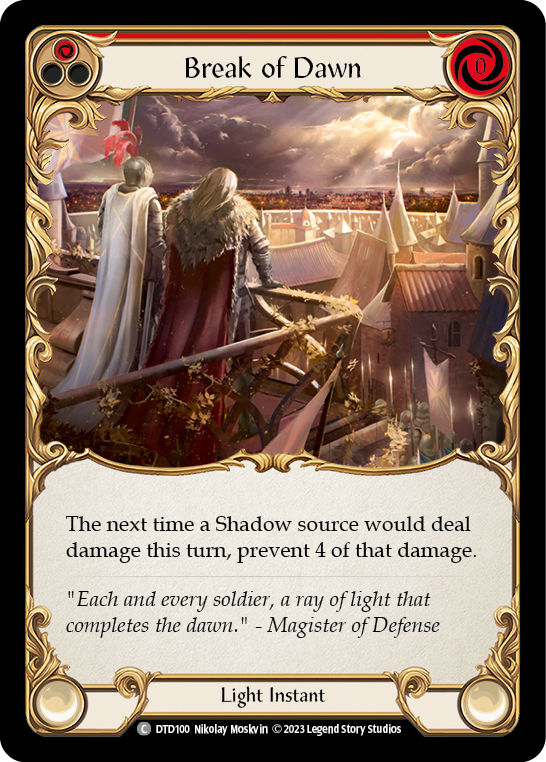 Break of Dawn (Red) [DTD100] (Dusk Till Dawn) | Gamers Paradise