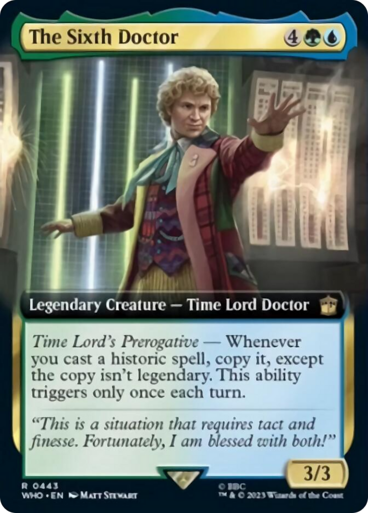 The Sixth Doctor (Extended Art) [Doctor Who] | Gamers Paradise