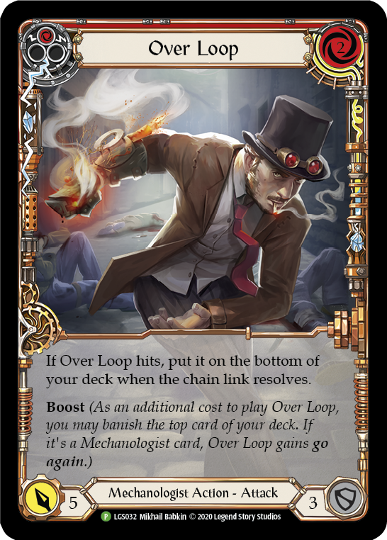 Over Loop (Red) [LGS032] (Promo)  Rainbow Foil | Gamers Paradise