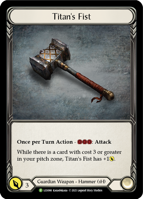 Titan's Fist [LGS066] (Promo)  Cold Foil | Gamers Paradise