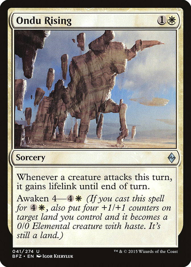 Ondu Rising [Battle for Zendikar] | Gamers Paradise