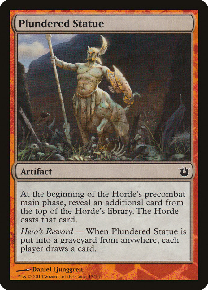 Plundered Statue [Born of the Gods Battle the Horde] | Gamers Paradise