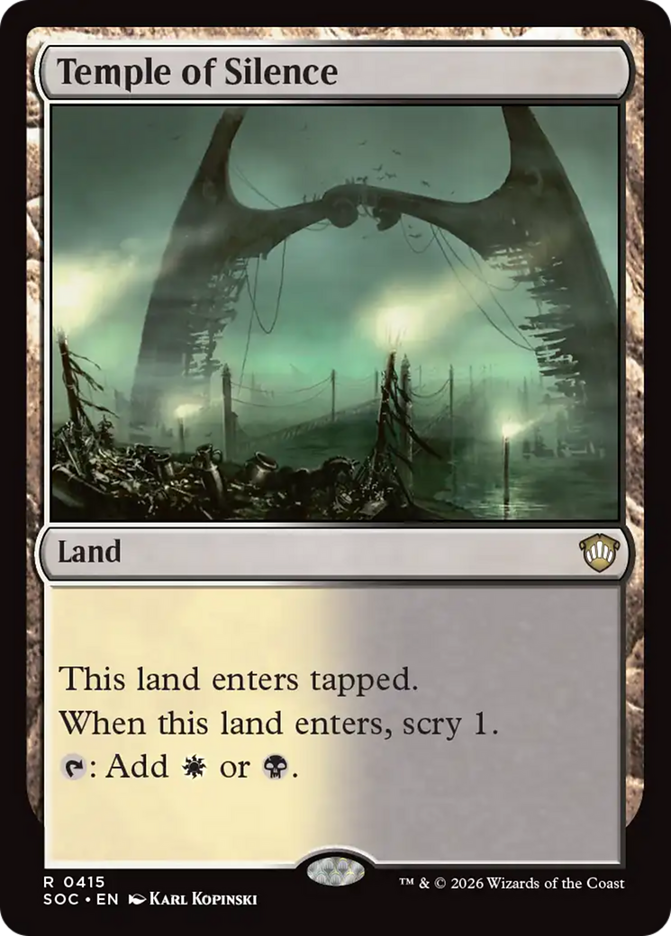 Temple of Silence [Secrets of Strixhaven Commander] | Gamers Paradise