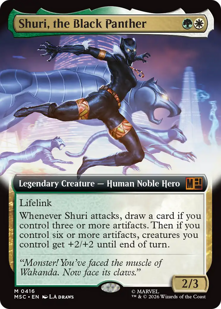 Shuri, the Black Panther (Extended Art) [Marvel Super Heroes Commander] | Gamers Paradise