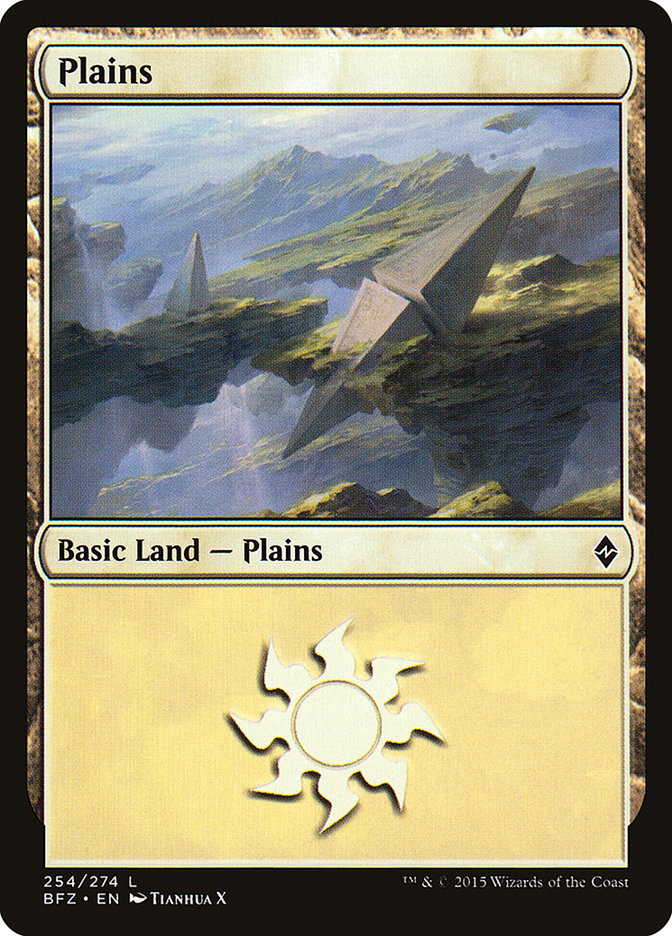 Plains (254) [Battle for Zendikar] | Gamers Paradise