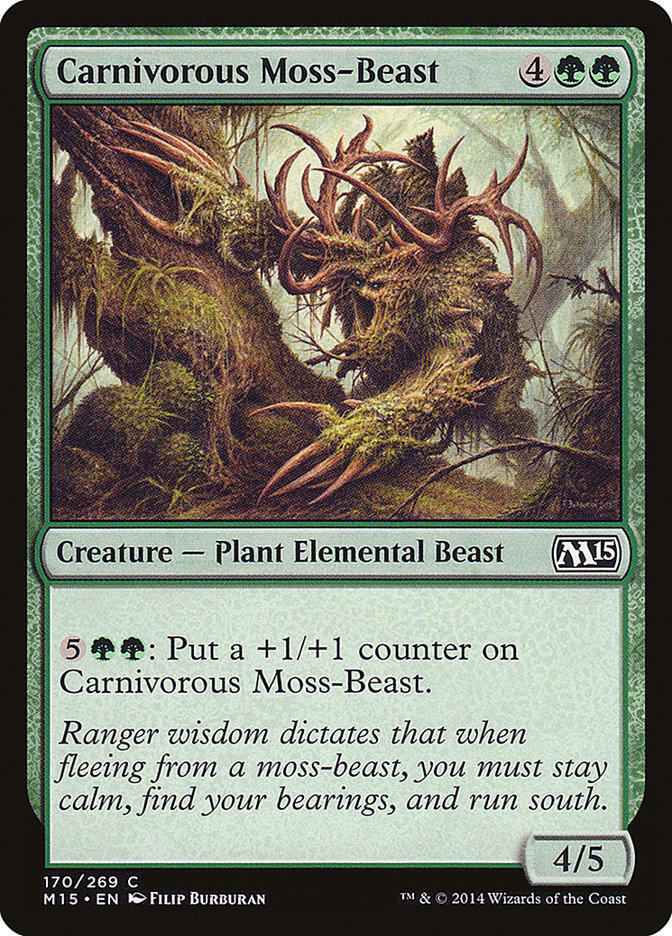 Carnivorous Moss-Beast [Magic 2015] | Gamers Paradise