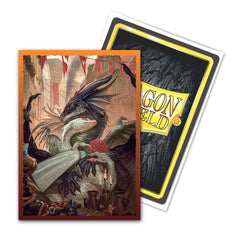 Dragon Shield: Standard 100ct Brushed Art Sleeves - Valentine Dragons (2021) | Gamers Paradise