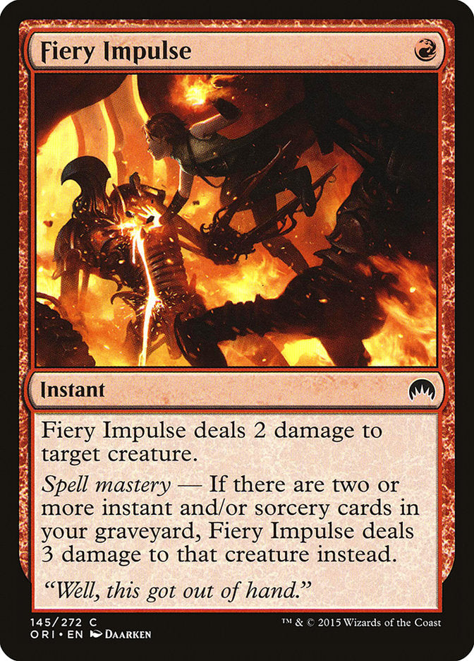 Fiery Impulse [Magic Origins] | Gamers Paradise