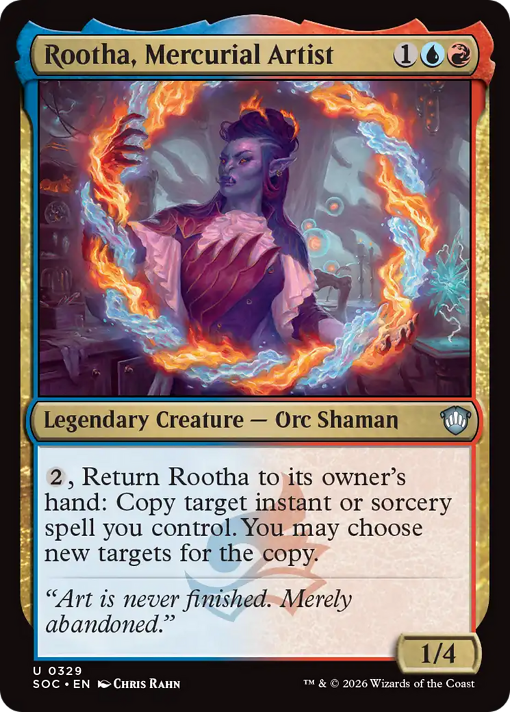 Rootha, Mercurial Artist [Secrets of Strixhaven Commander] | Gamers Paradise