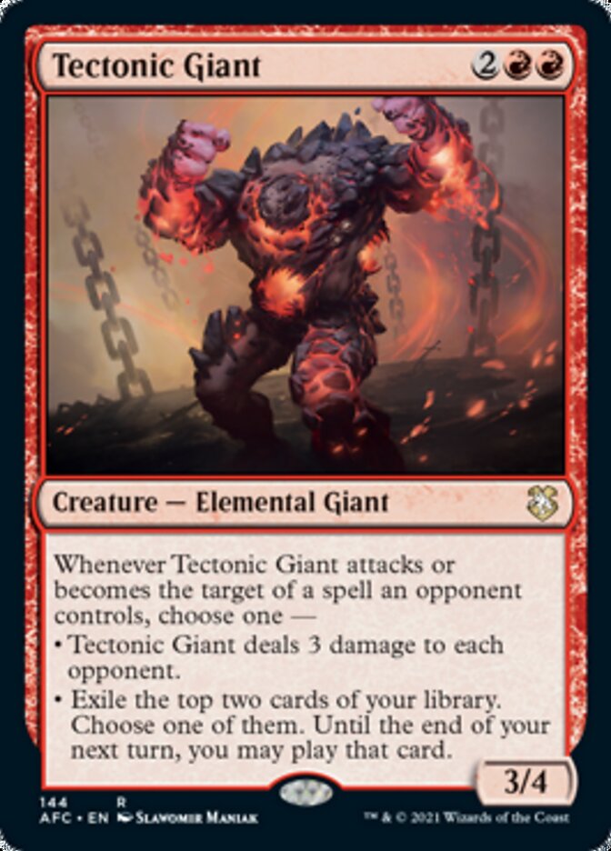 Tectonic Giant [Dungeons & Dragons: Adventures in the Forgotten Realms Commander] | Gamers Paradise