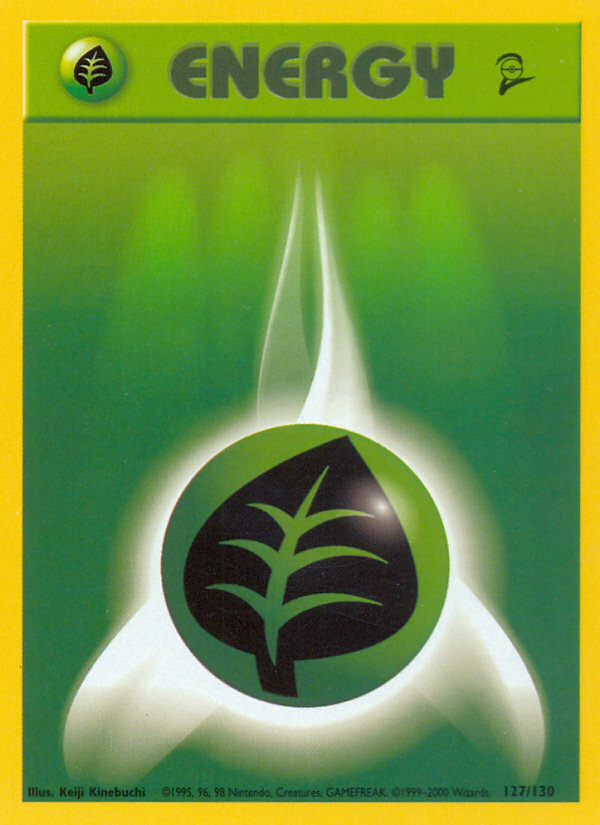 Grass Energy (127/130) [Base Set 2] | Gamers Paradise
