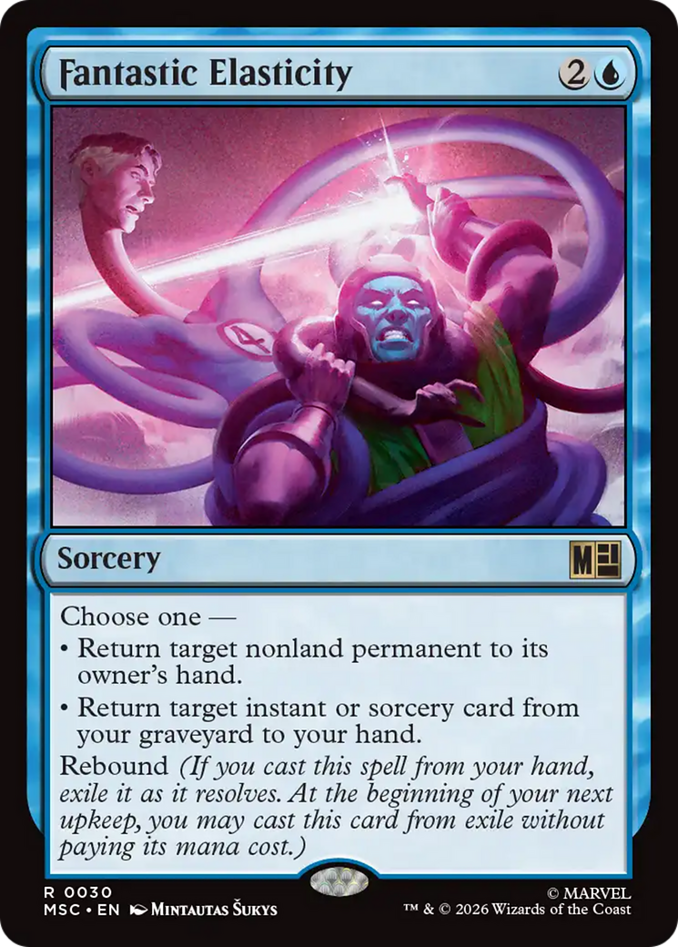 Fantastic Elasticity (Surge Foil) [Marvel Super Heroes Commander] | Gamers Paradise