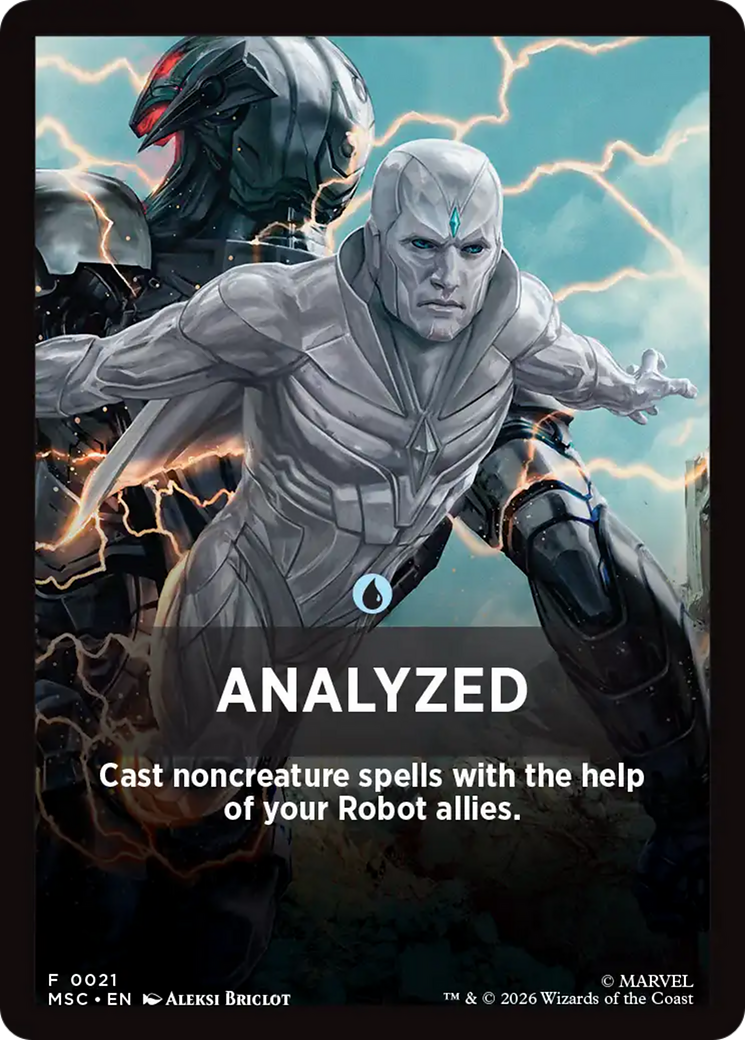 Analyzed Theme Card [Marvel Super Heroes Commander] | Gamers Paradise