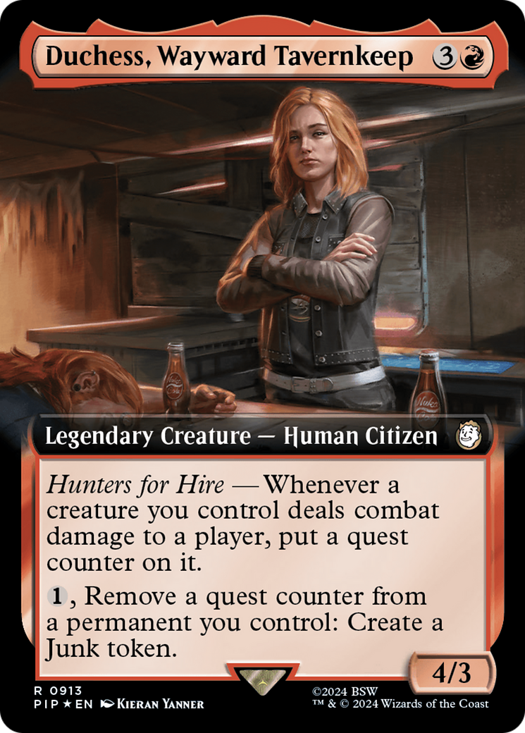 Duchess, Wayward Tavernkeep (Extended Art) (Surge Foil) [Fallout] | Gamers Paradise