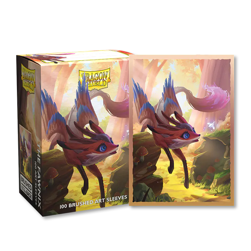 Dragon Shield: Standard 100ct Brushed Art Sleeves - The Fawnix | Gamers Paradise