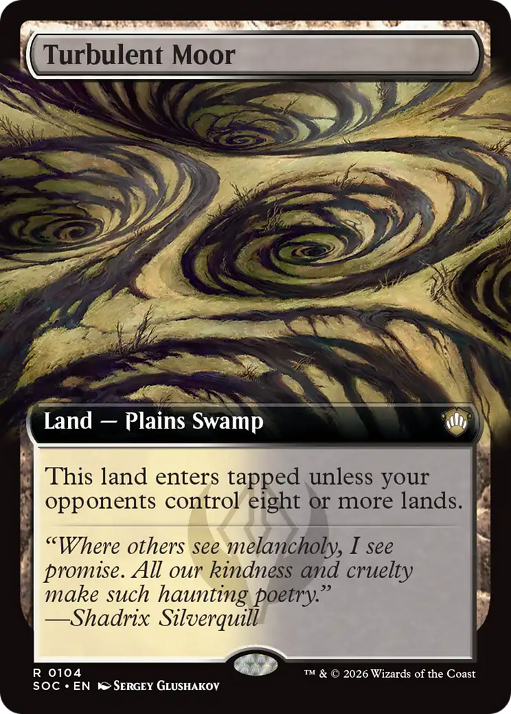 Turbulent Moor (Extended Art) [Secrets of Strixhaven Commander] | Gamers Paradise
