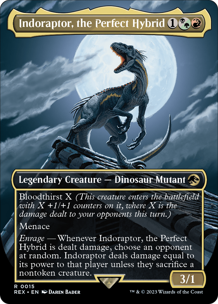 Indoraptor, the Perfect Hybrid (Borderless) [Jurassic World Collection] | Gamers Paradise
