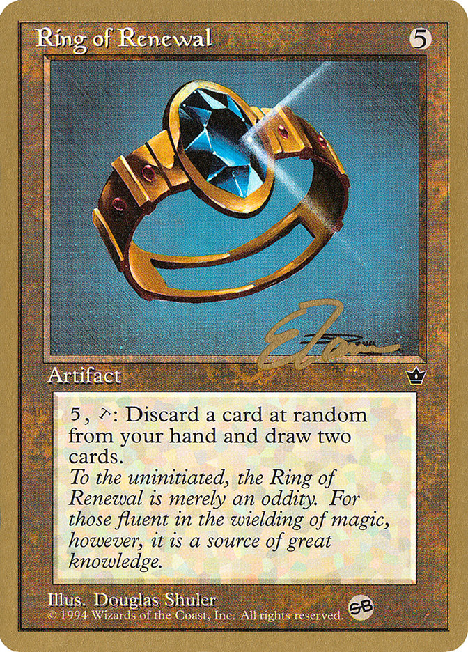 Ring of Renewal (Eric Tam) (SB) [Pro Tour Collector Set] | Gamers Paradise