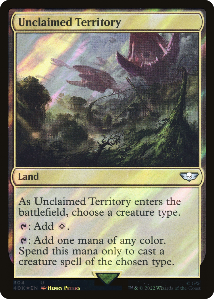 Unclaimed Territory (Surge Foil) [Marvel Super Heroes Commander] | Gamers Paradise