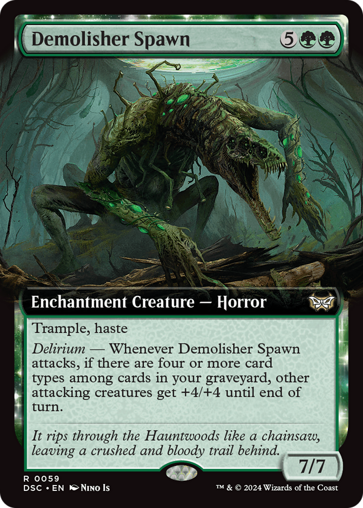 Demolisher Spawn (Extended Art) [Duskmourn: House of Horror Commander] | Gamers Paradise