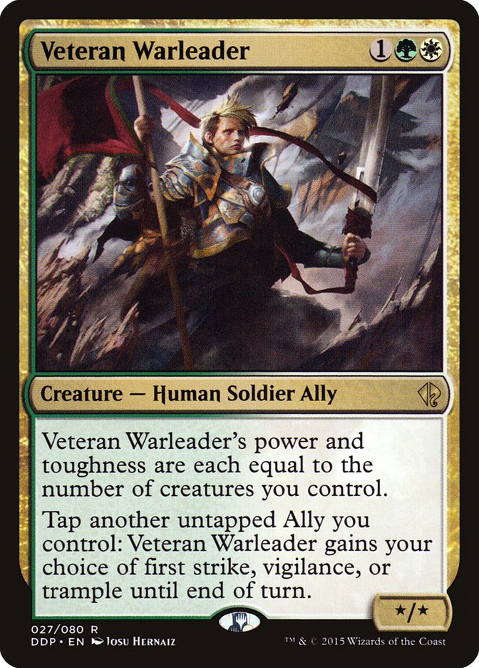 Veteran Warleader [Duel Decks: Zendikar vs. Eldrazi] | Gamers Paradise