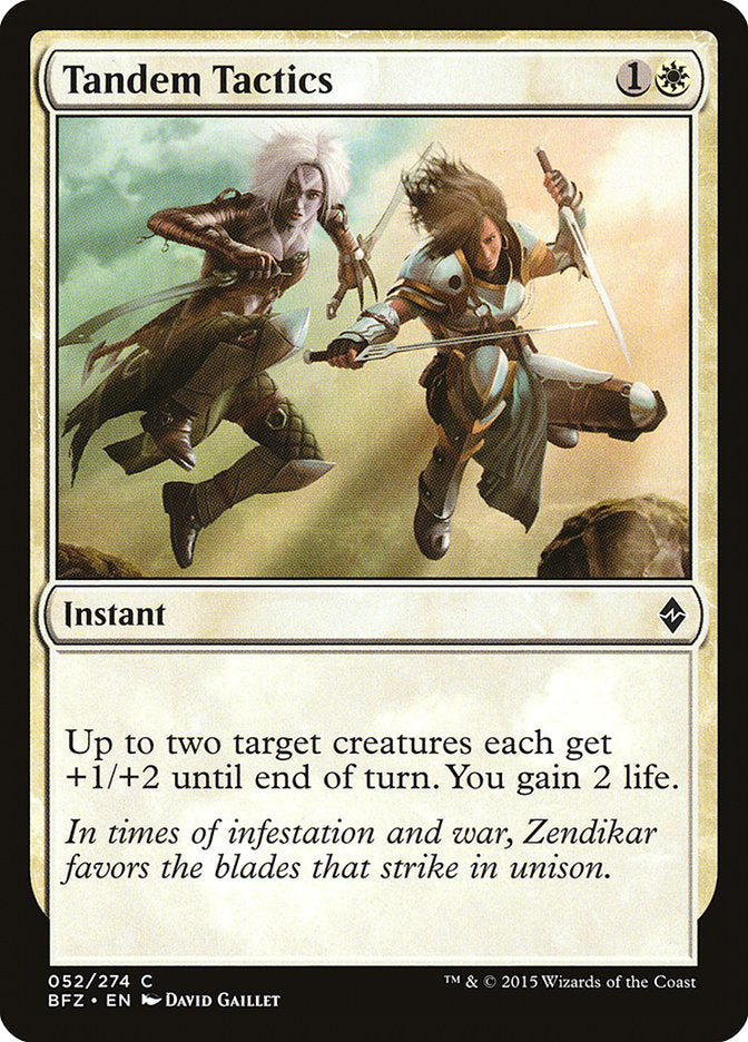 Tandem Tactics [Battle for Zendikar] | Gamers Paradise