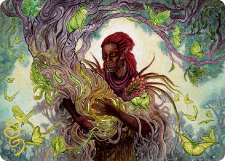 Circle of Dreams Druid Art Card (Gold-Stamped Signature) [Dungeons & Dragons: Adventures in the Forgotten Realms Art Series] | Gamers Paradise