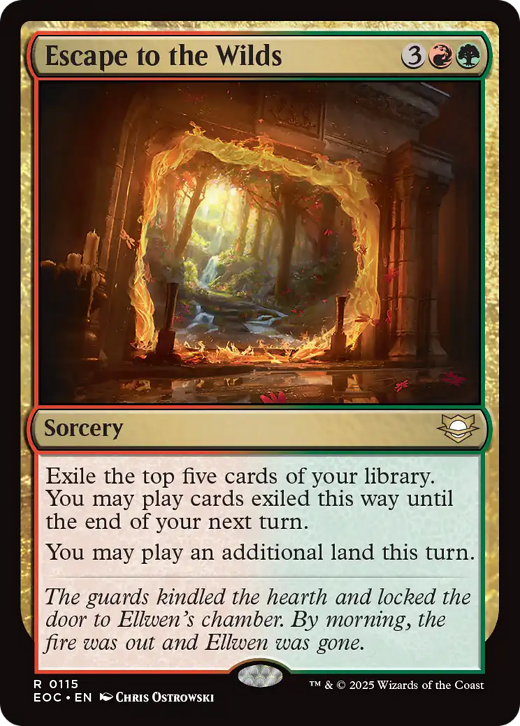 Escape to the Wilds [Edge of Eternities Commander] | Gamers Paradise